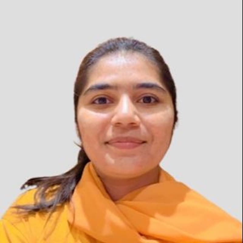 Ayesha Akbar, online Punjabi tutor, teaching a lesson
